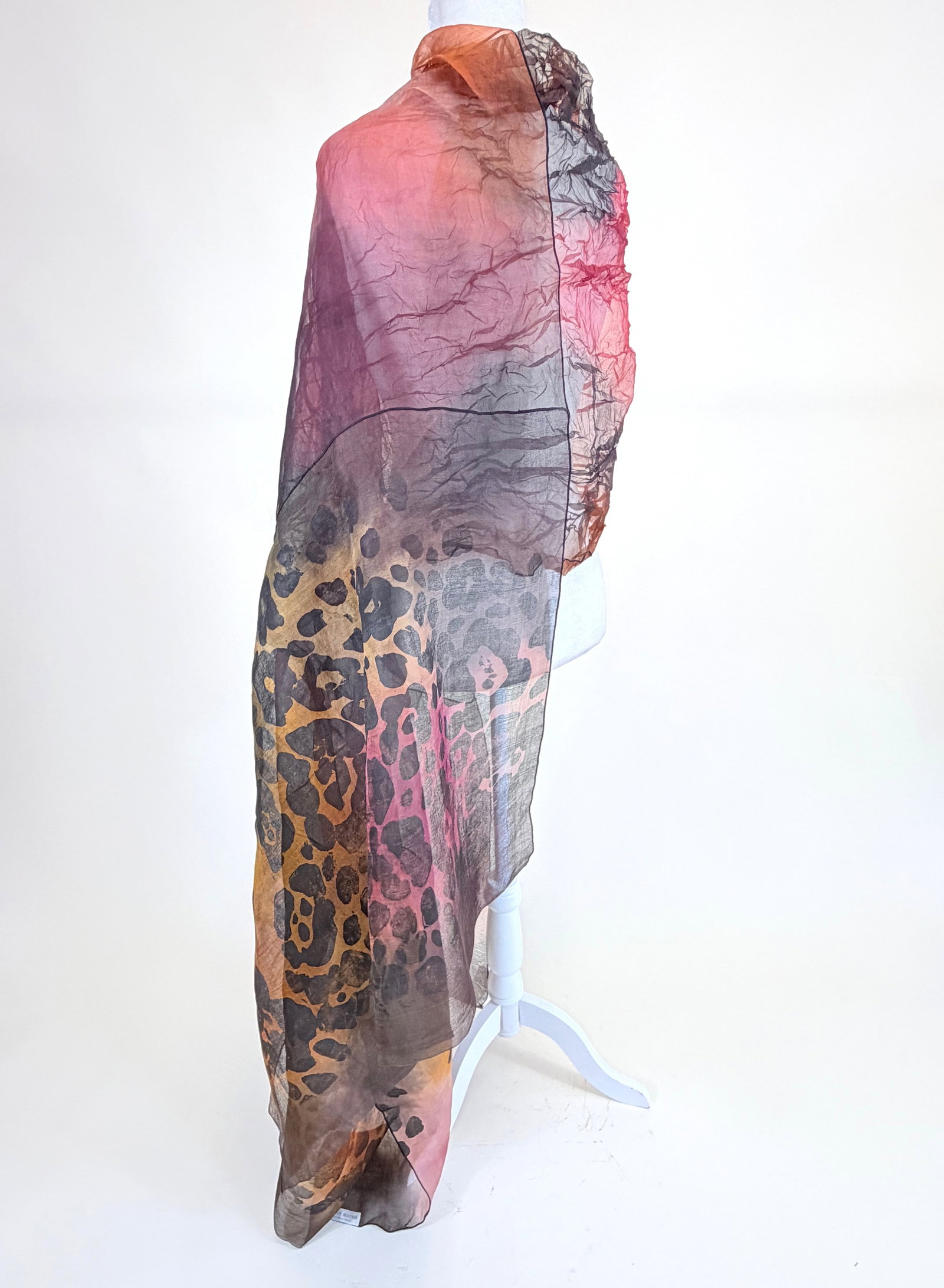 PRINTED ITALIAN GAUZE WRAP - 3