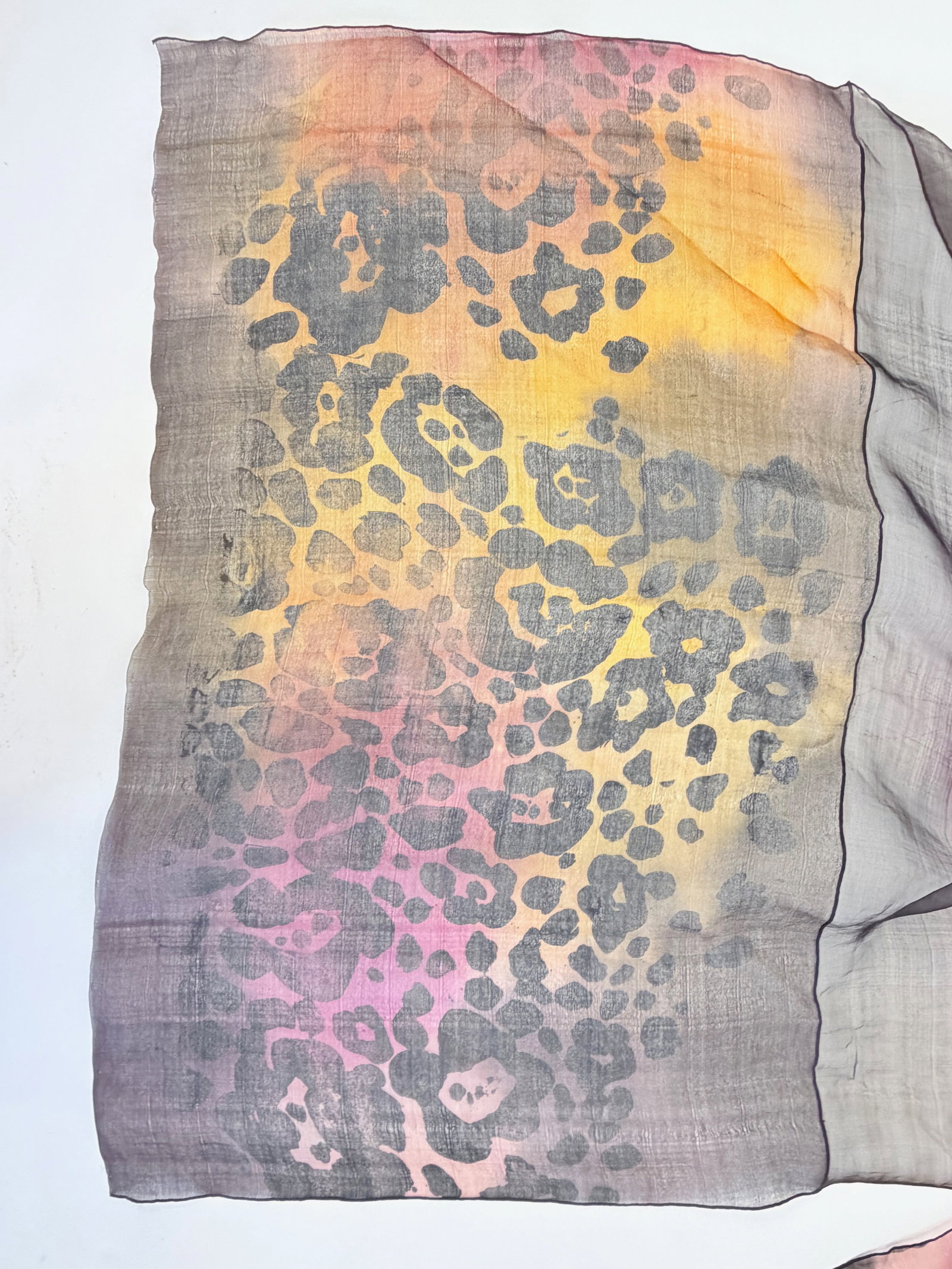 PRINTED ITALIAN GAUZE WRAP - 4