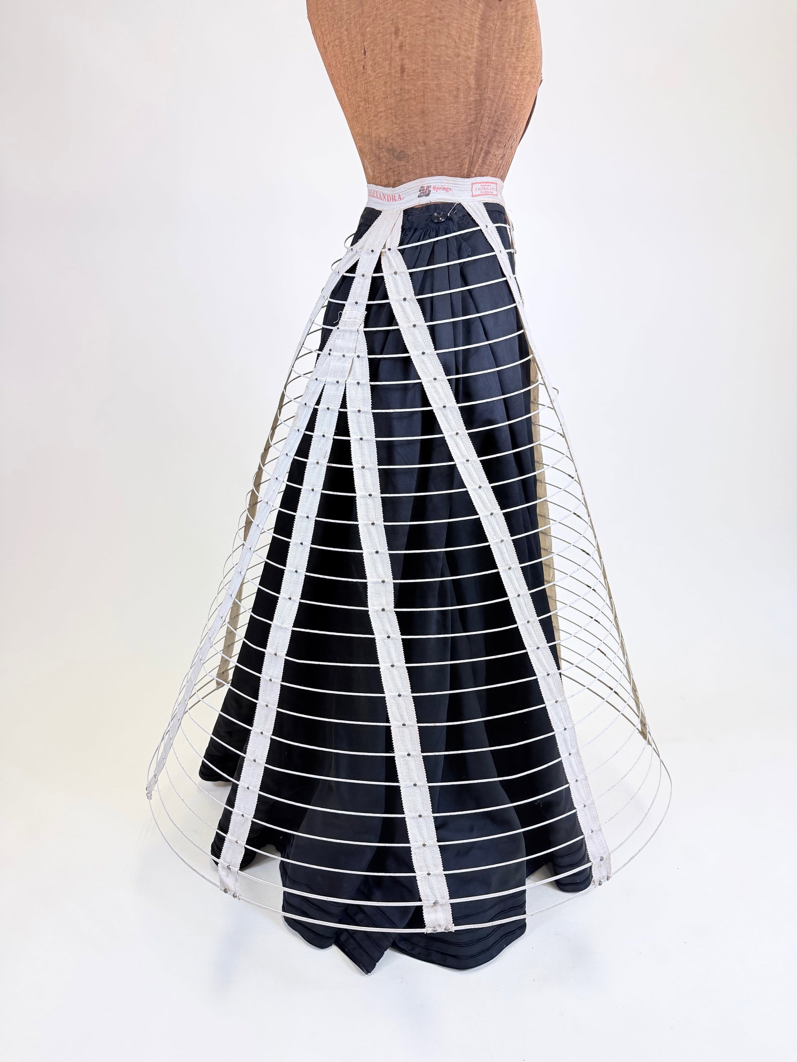 ANTIQUE 1880s CRINOLINE CAGE (1 of 10)