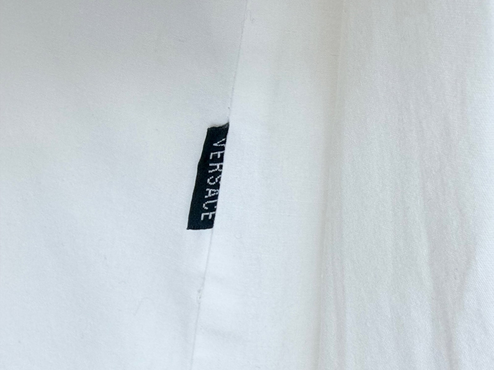 Y2K VERSACE COTTON BUTTON-UP - 9