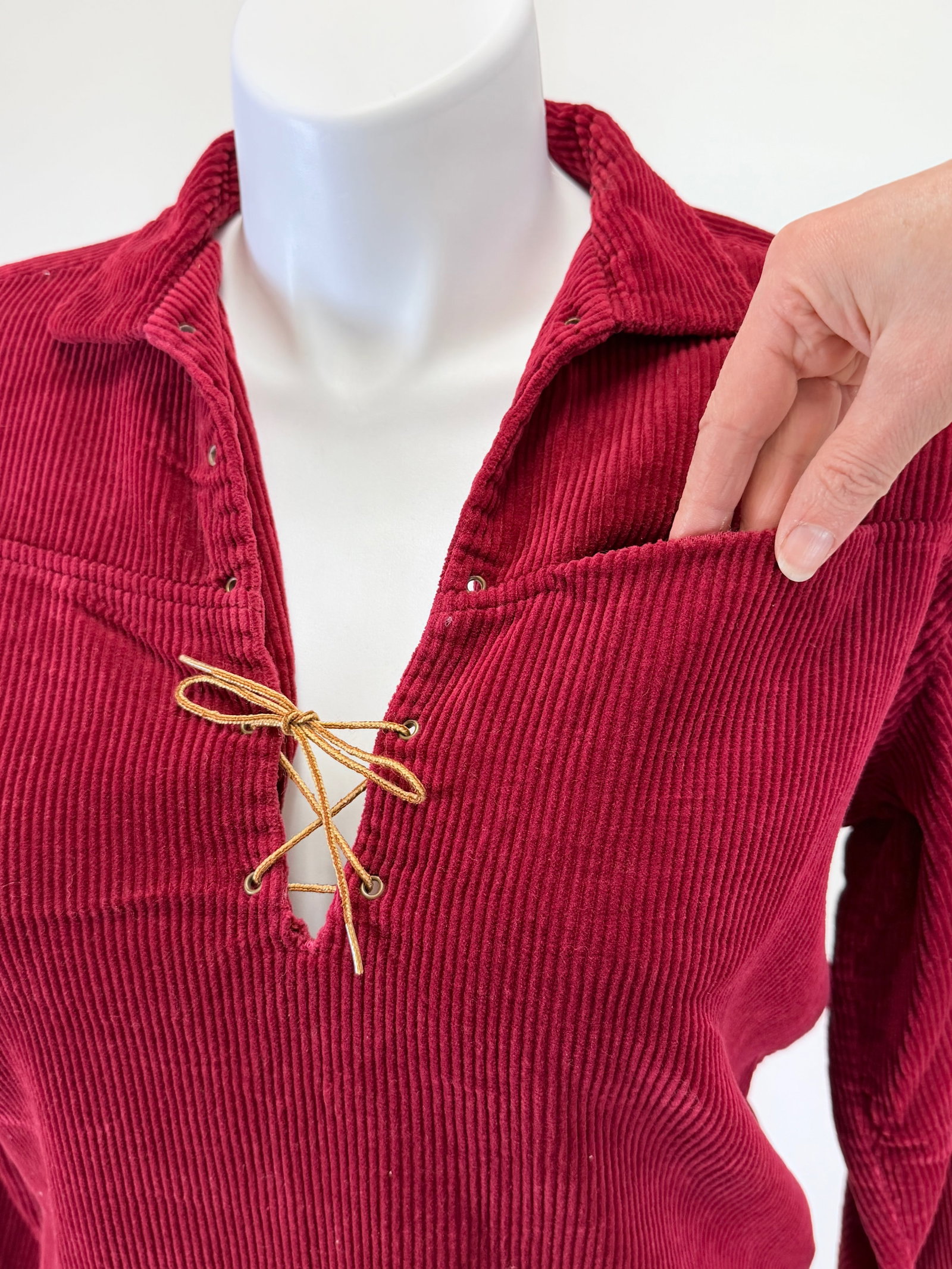 VINTAGE 1950s CORDUROY PULLOVER - 6