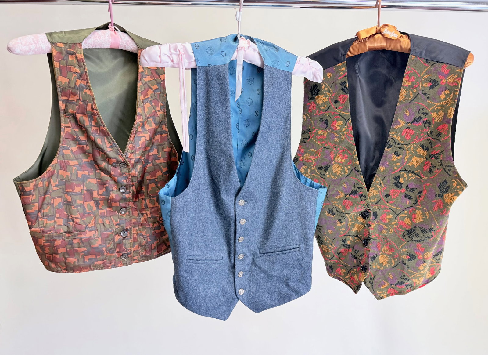 THREE VINTAGE MEN'S VESTS (1 of 6)
