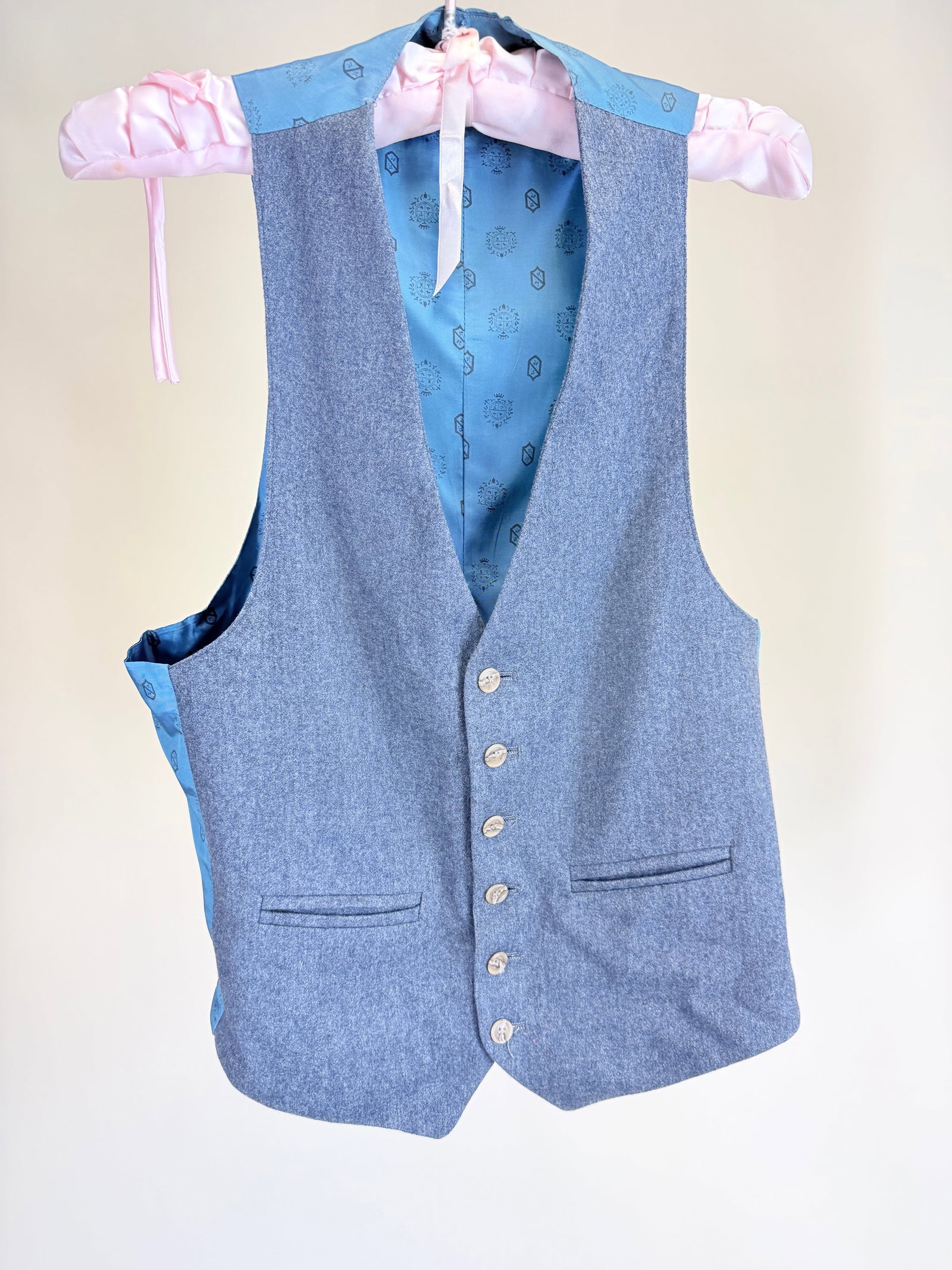 THREE VINTAGE MEN'S VESTS - 4