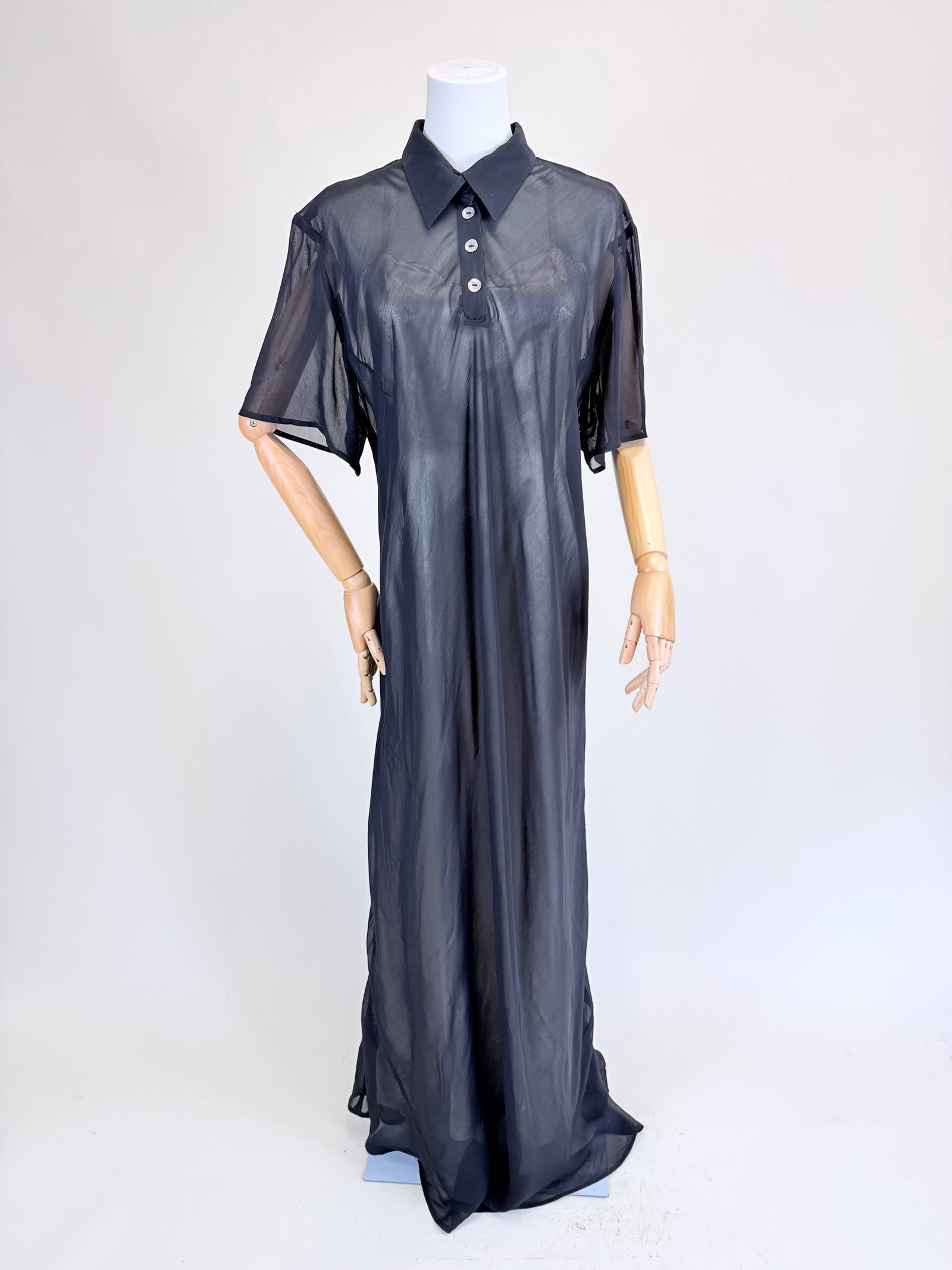 LATE 1990s BLUMARINE GEORGETTE MAXI DRESS (1 of 6)
