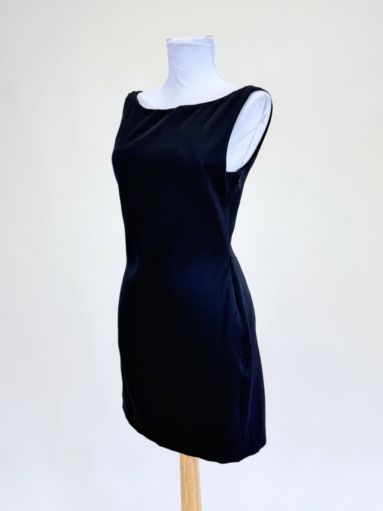VINTAGE 1980s UNGARO CORSET DRESS: B 33", W 28", fraying to SH straps, see photos