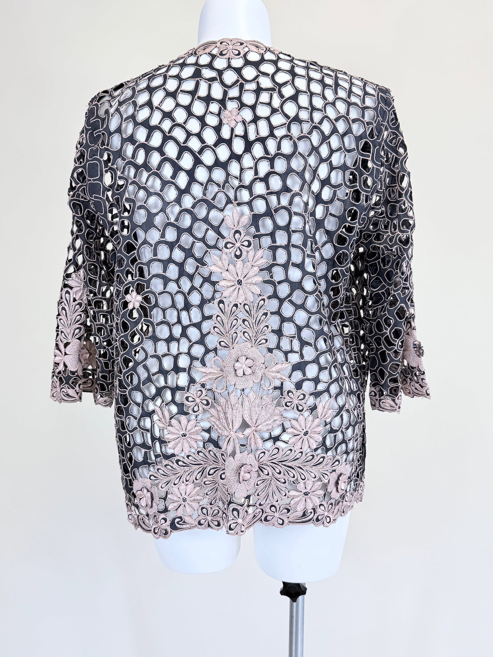 CUTWORK & EMBROIDERED JACKET - 4