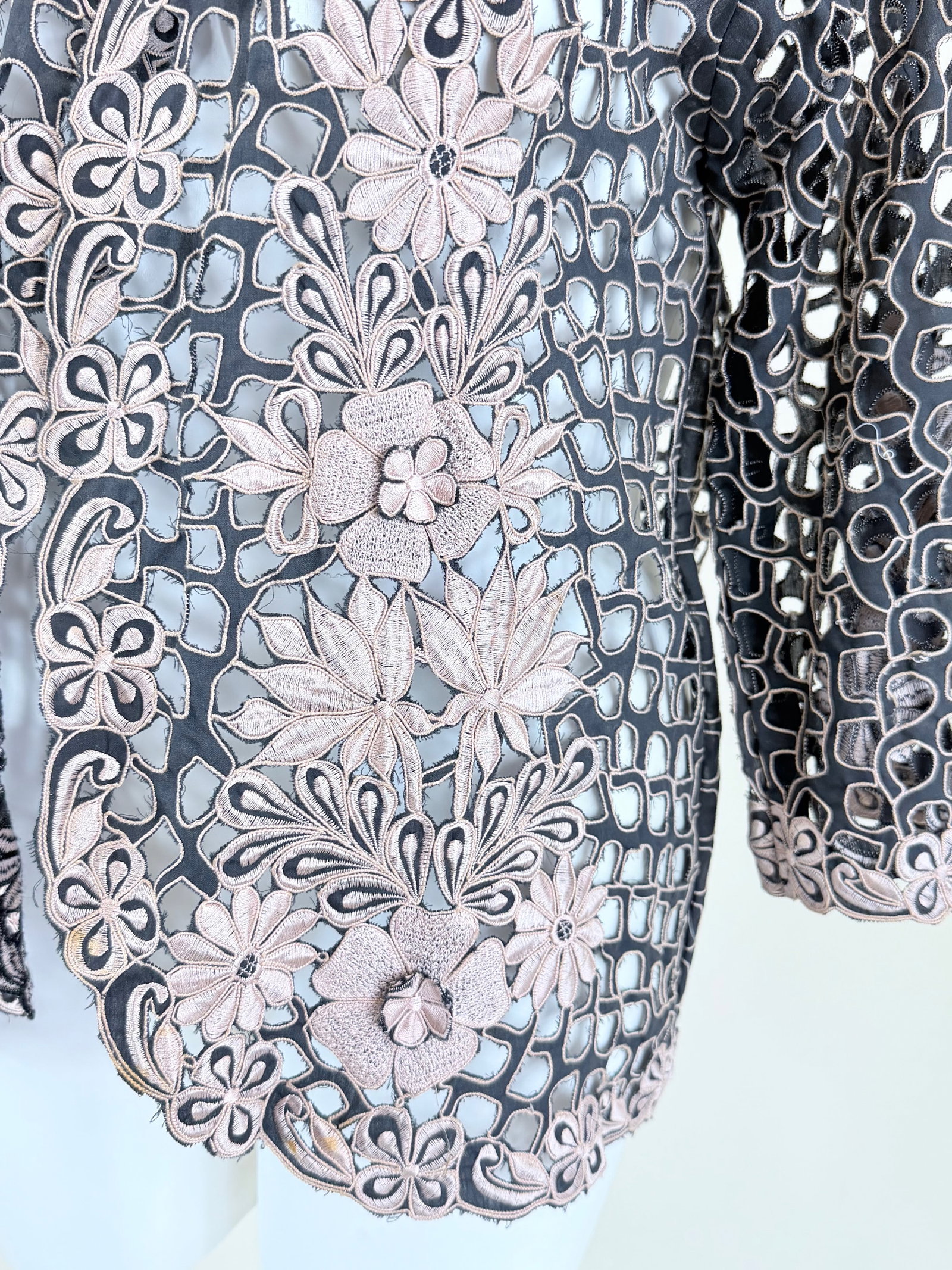 CUTWORK & EMBROIDERED JACKET - 6