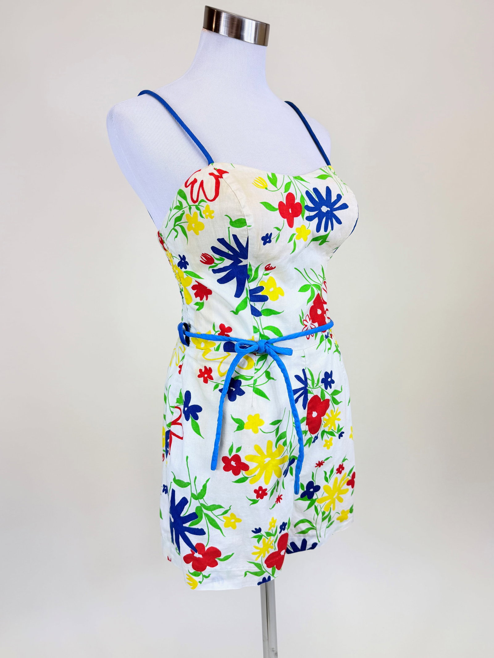VINTAGE 1960s COTTON BATHING SUIT (1 of 8)