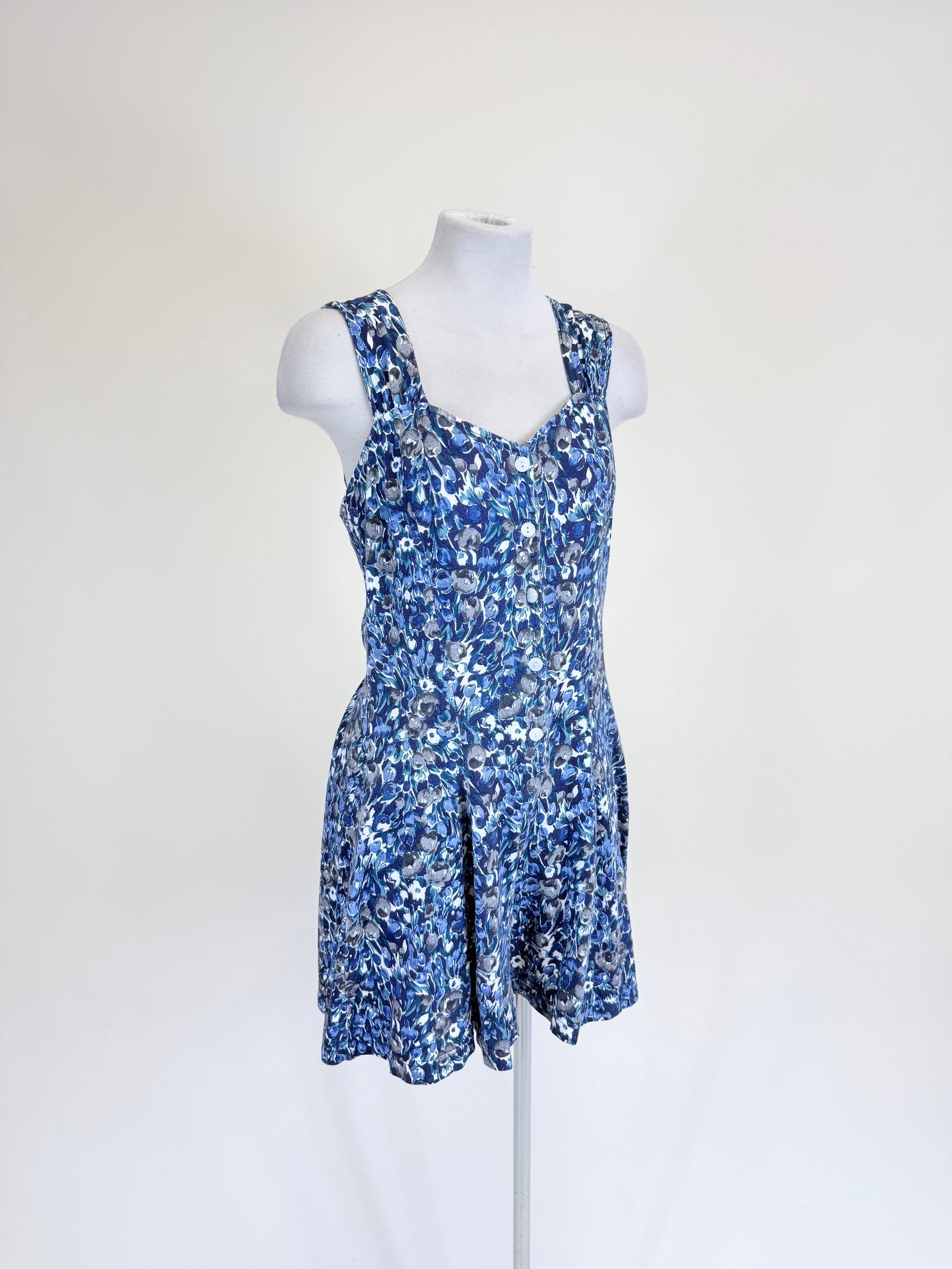 PRINTED COTTON ROMPER, 1980s - 2