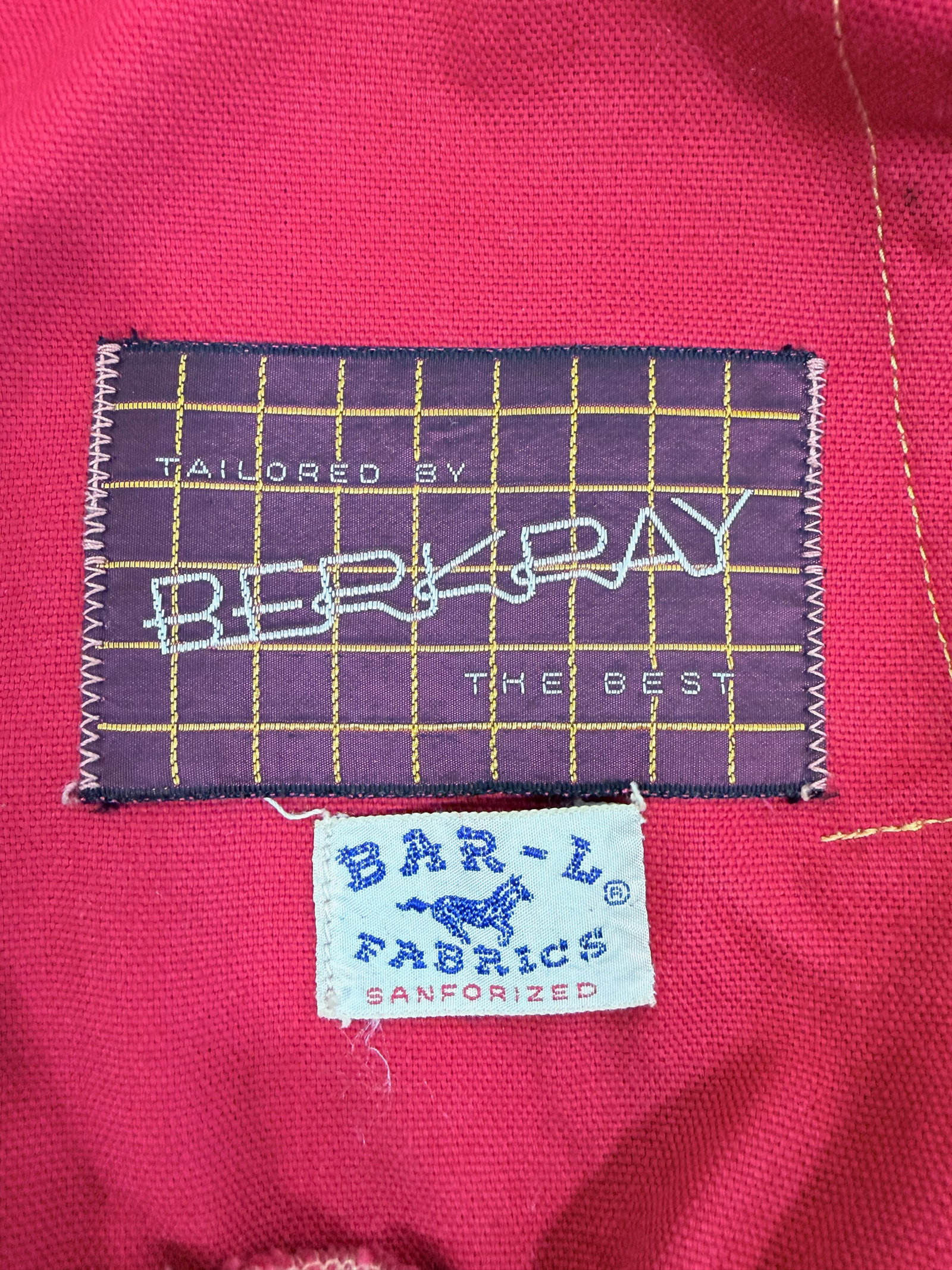 BERKRAY COTTON ATHLETIC JACKET, 1950s - 7