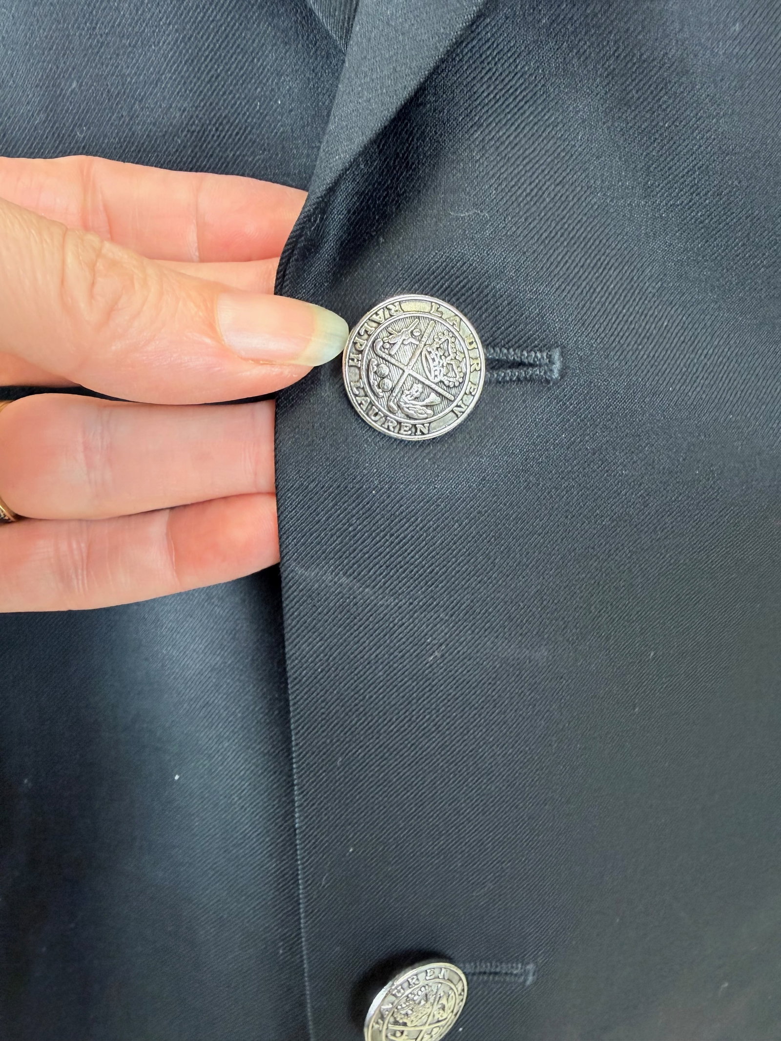 RALPH LAUREN WOOL SUIT JACKET, 1990s - 5