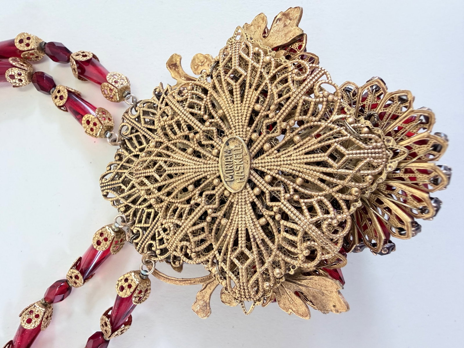 MIRIAM HASKELL STATEMENT NECKLACE - 7