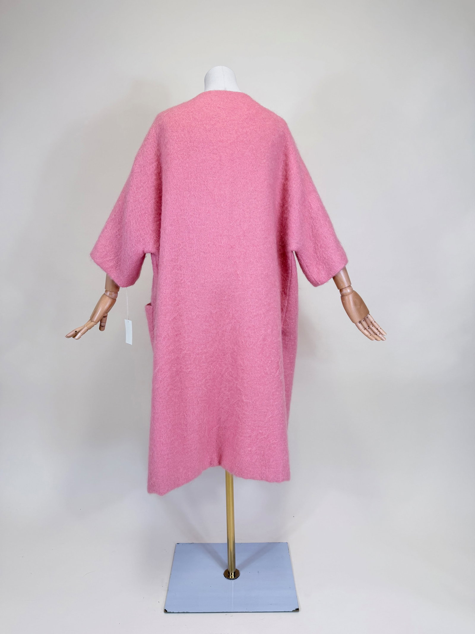 PINK WOOL SWING COAT, 1960s - 4