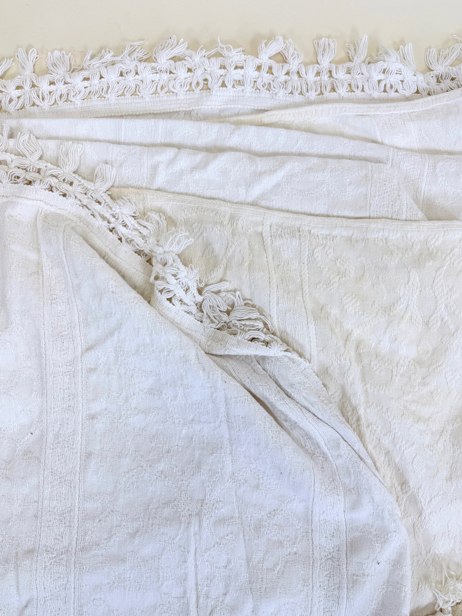 COTTON BEDSPREAD, 20TH C - 2
