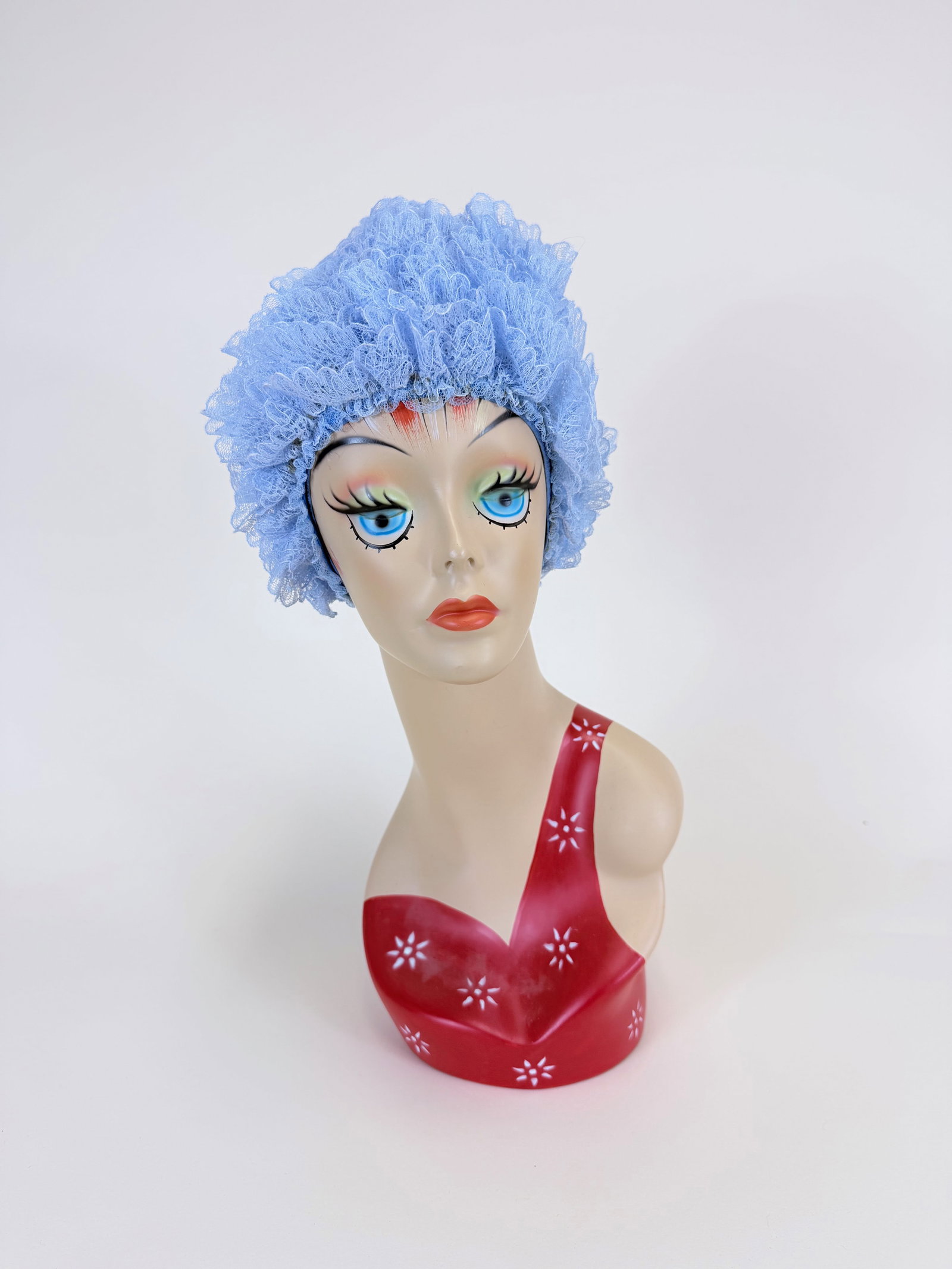 LACE SWIM CAP, 1950s - 2