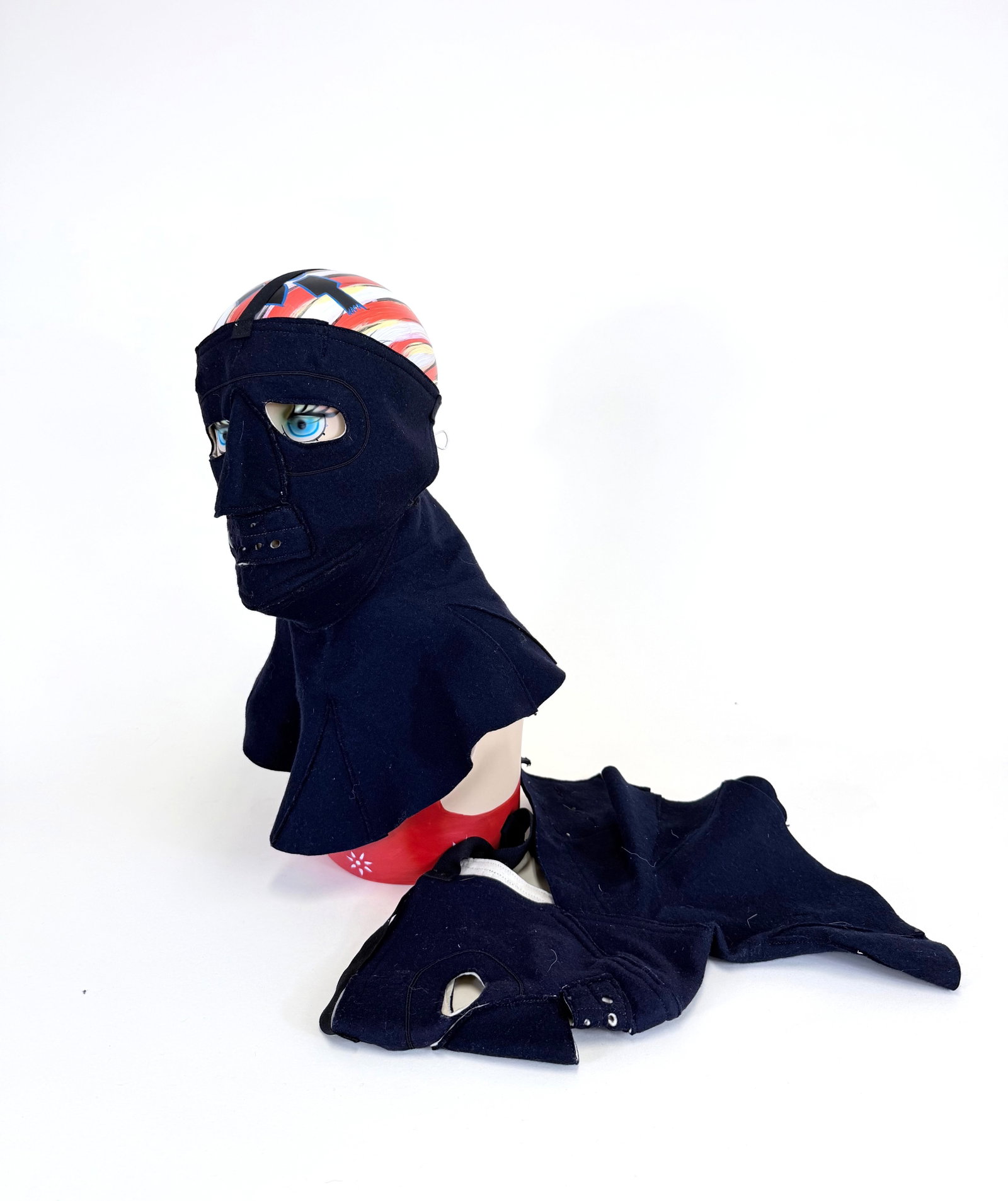 TWO WOOL SKI MASKS, 1940s - 3
