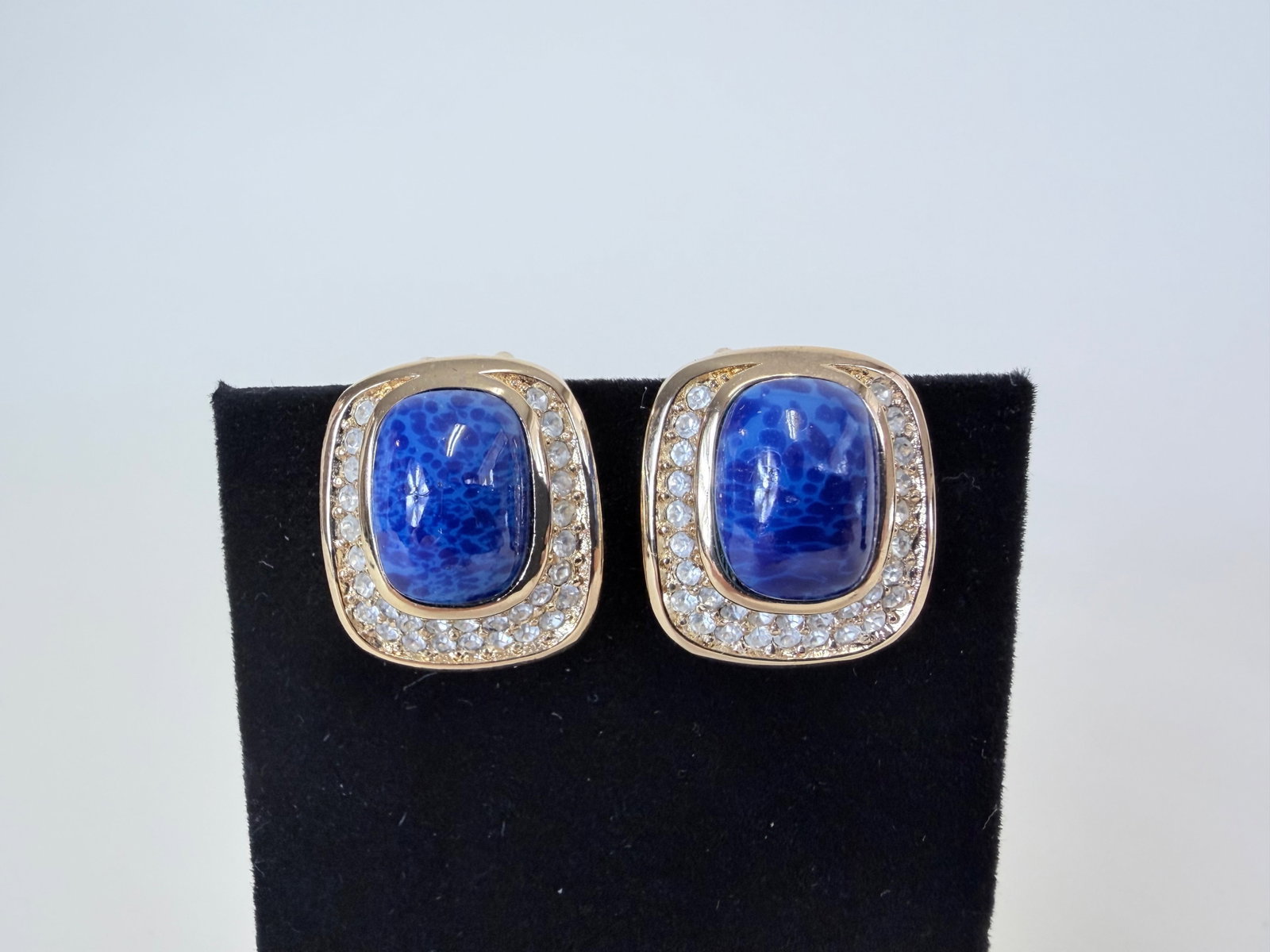 TWO PAIR DIOR EARCLIPS - 2