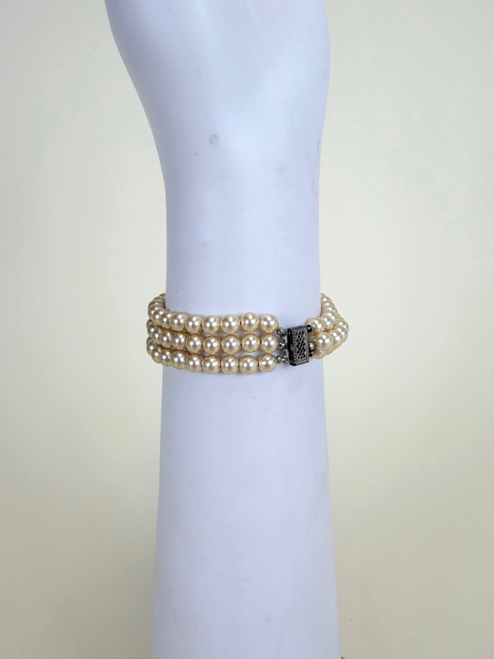 MULTI STRAND AUTHENTIC PEARL BRACELET - 3