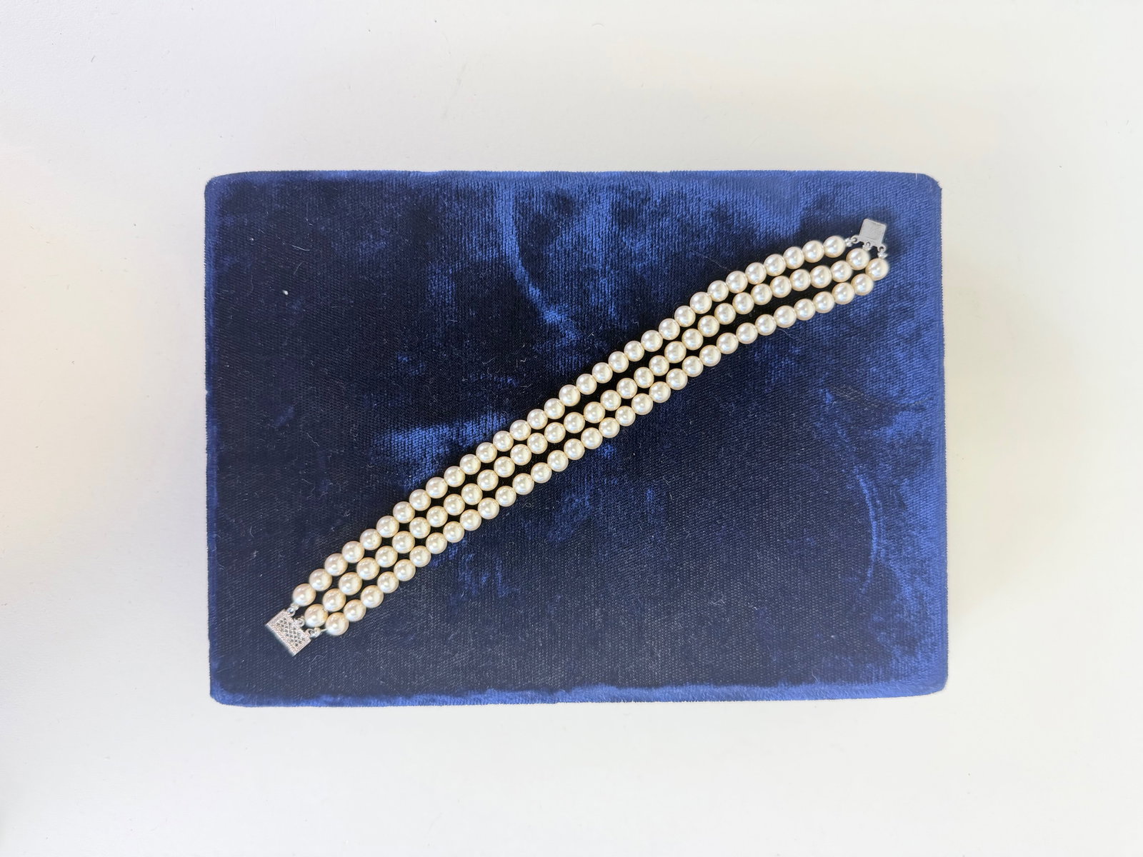 MULTI STRAND AUTHENTIC PEARL BRACELET - 4