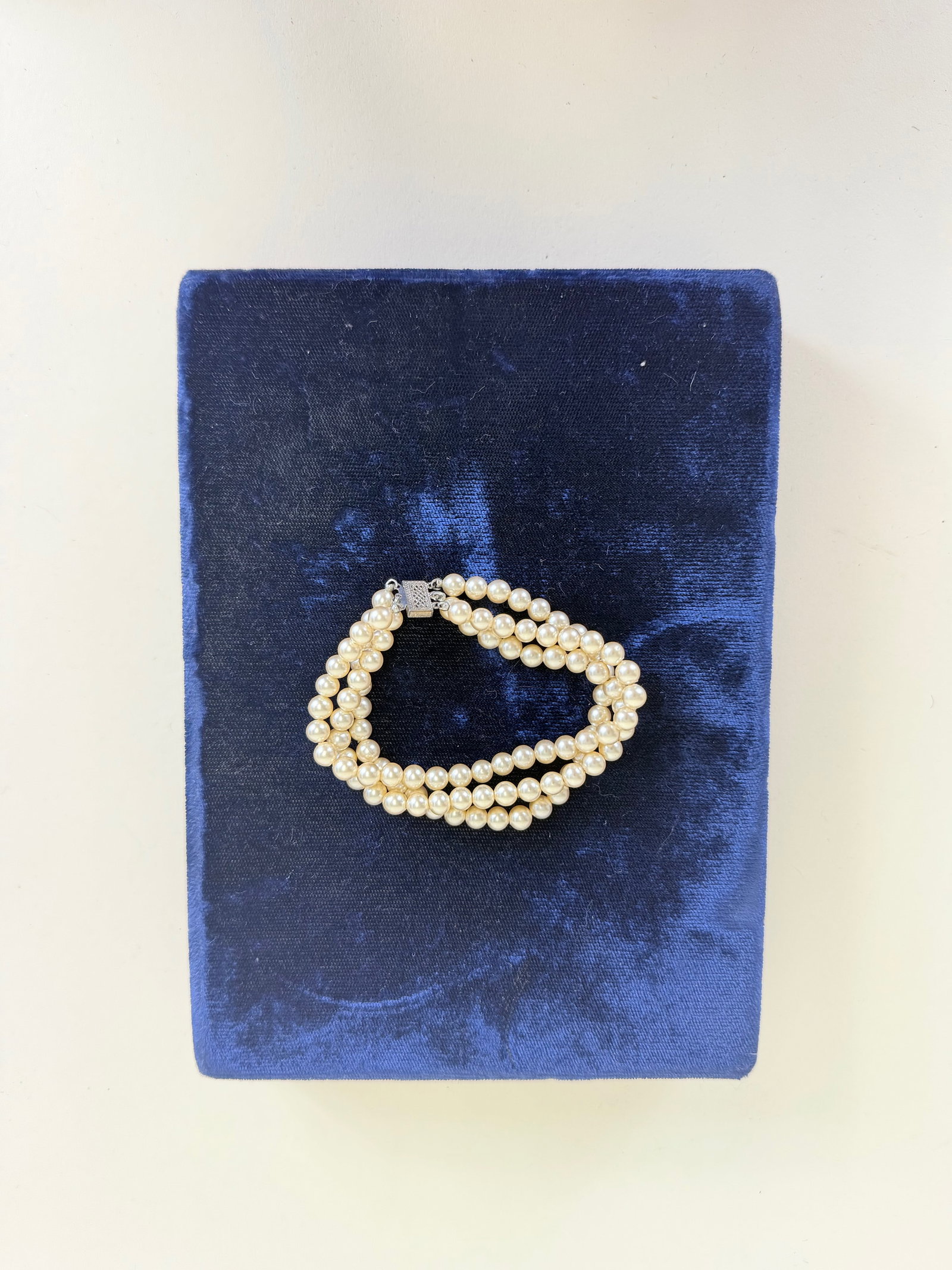 MULTI STRAND AUTHENTIC PEARL BRACELET - 5