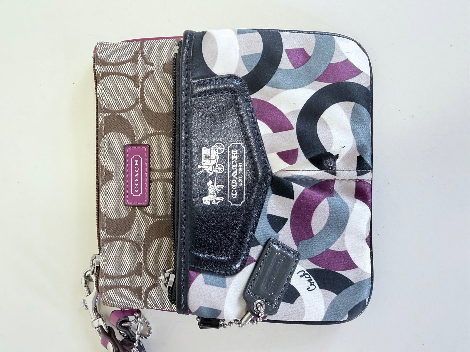 TWO COACH WALLETS - 3