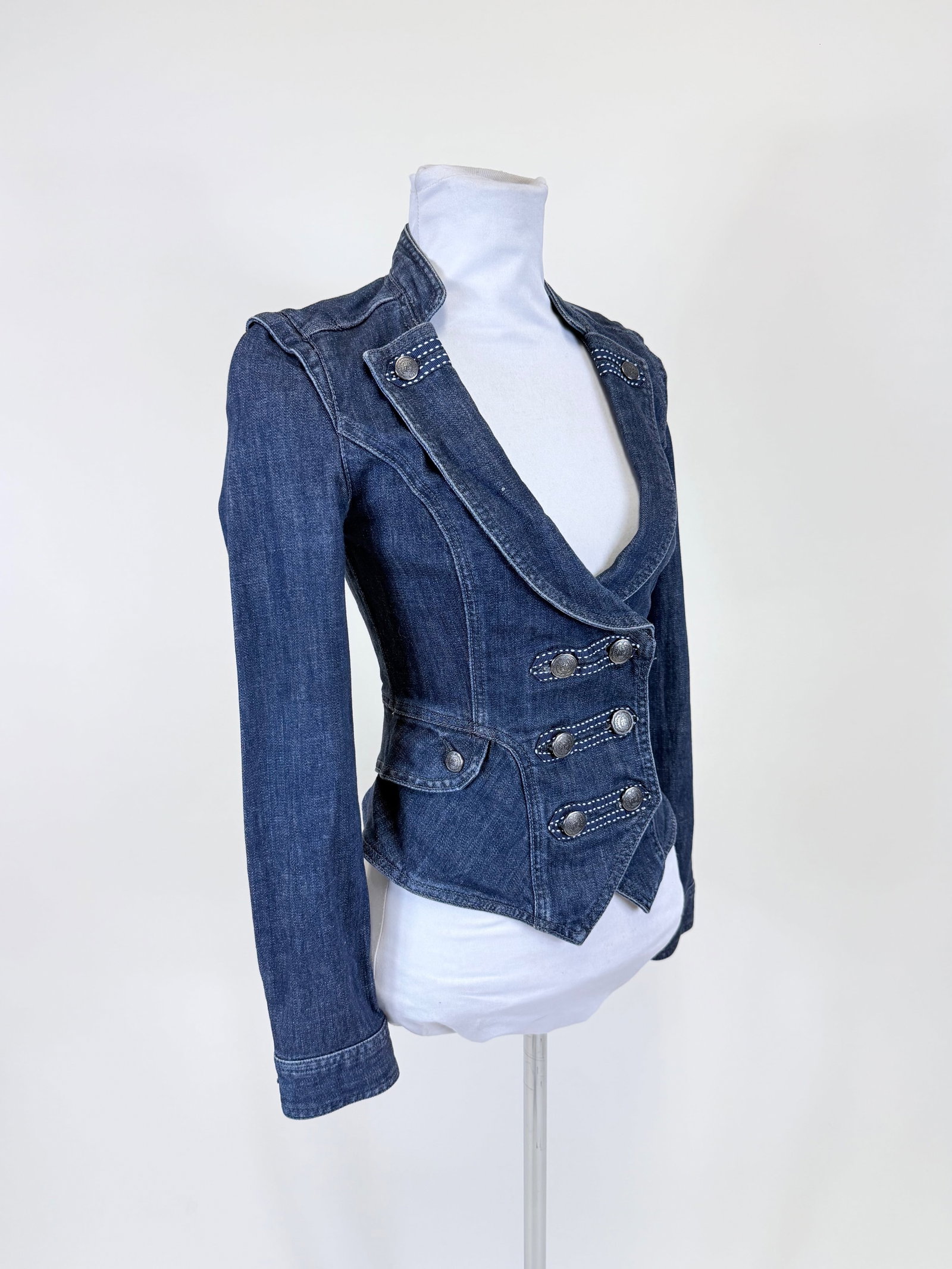 GUESS DOUBLE BREASTED DENIM JACKET, MODERN - 2