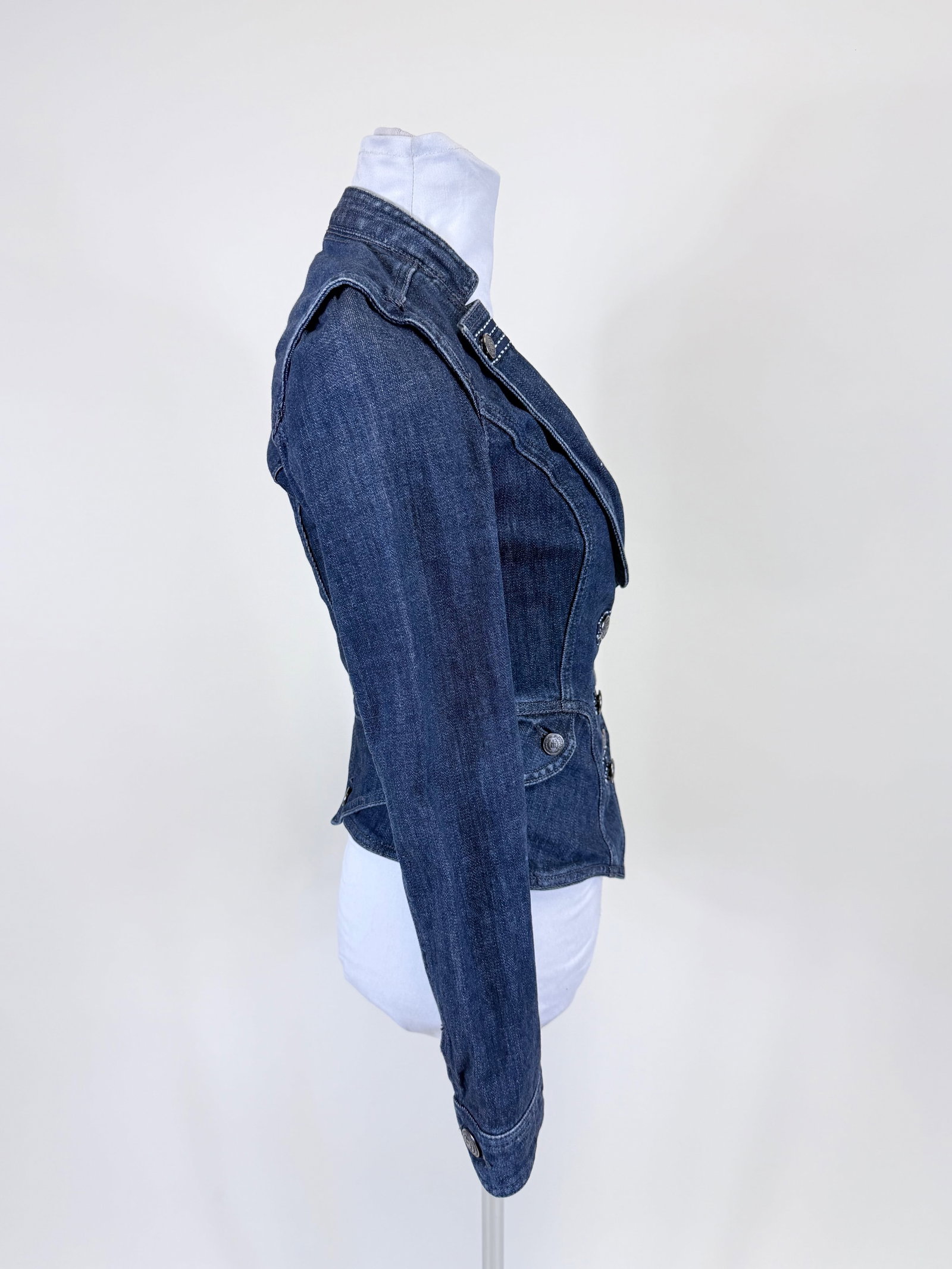 GUESS DOUBLE BREASTED DENIM JACKET, MODERN - 3