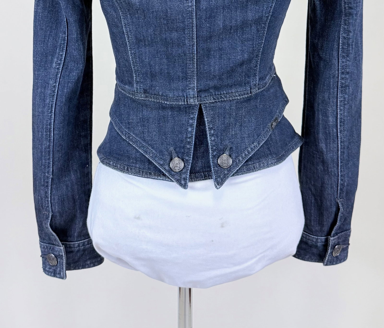 GUESS DOUBLE BREASTED DENIM JACKET, MODERN - 6