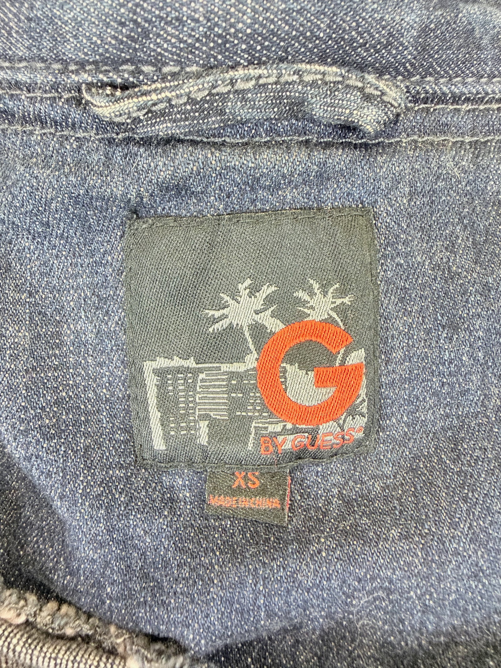 GUESS DOUBLE BREASTED DENIM JACKET, MODERN - 7