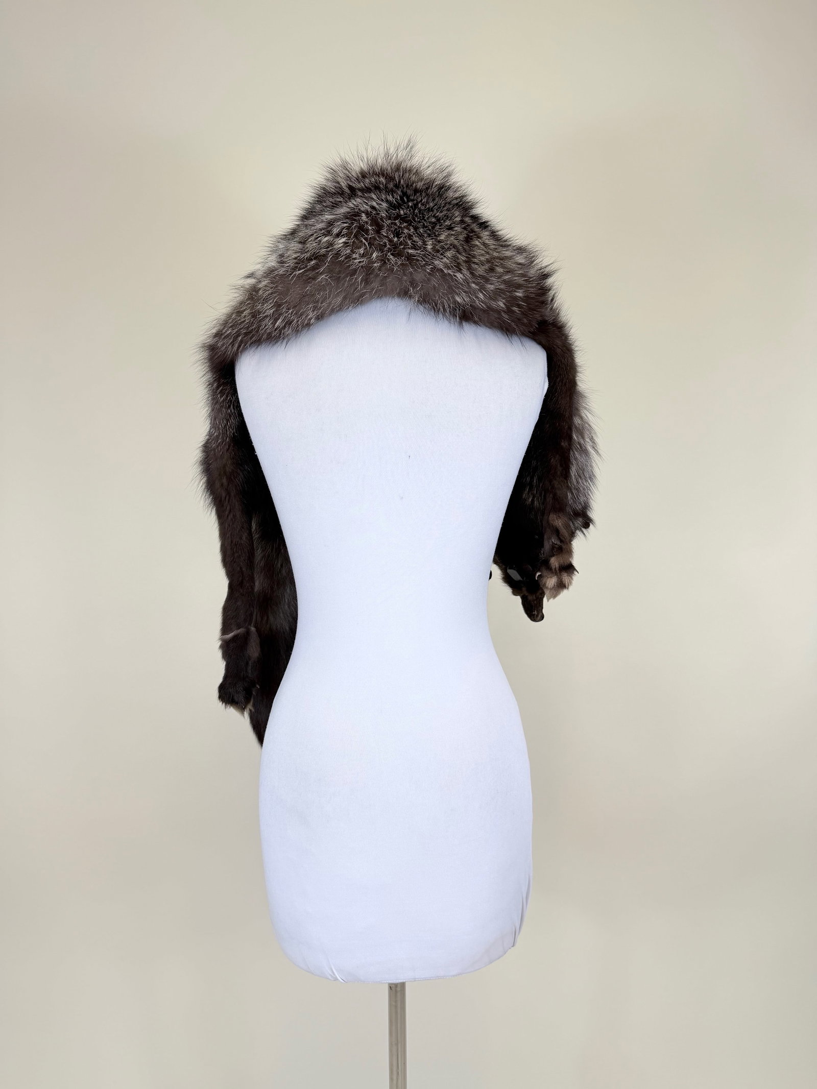 SILVER FOX STOLE, 1930s - 4