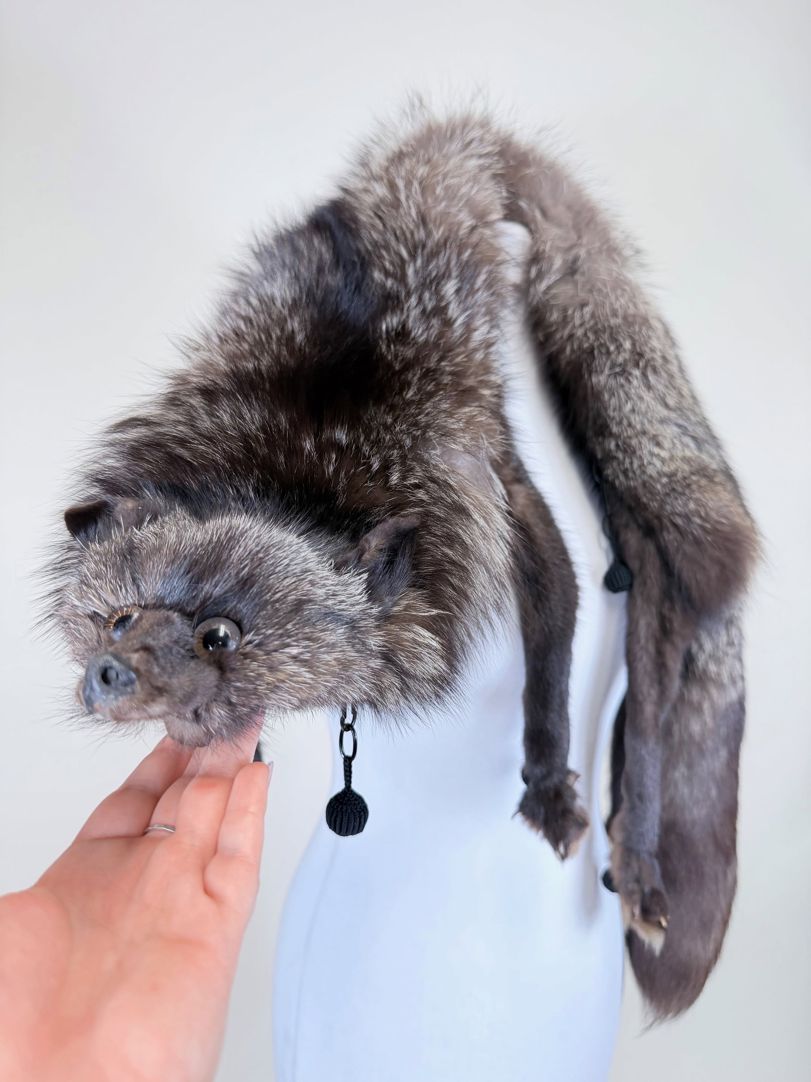 SILVER FOX STOLE, 1930s - 6