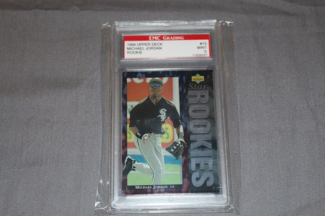 1994 Upper Deck Michael Jordan Rookie Graded Baseball: 1994 Upper Deck Michael Jordan Rookie Graded Baseball Card