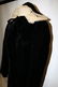 Ladies Vintage Black Velvet Full Length Opera Coat with - 3