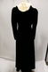 Ladies Vintage Black Velvet Full Length Opera Coat with - 5