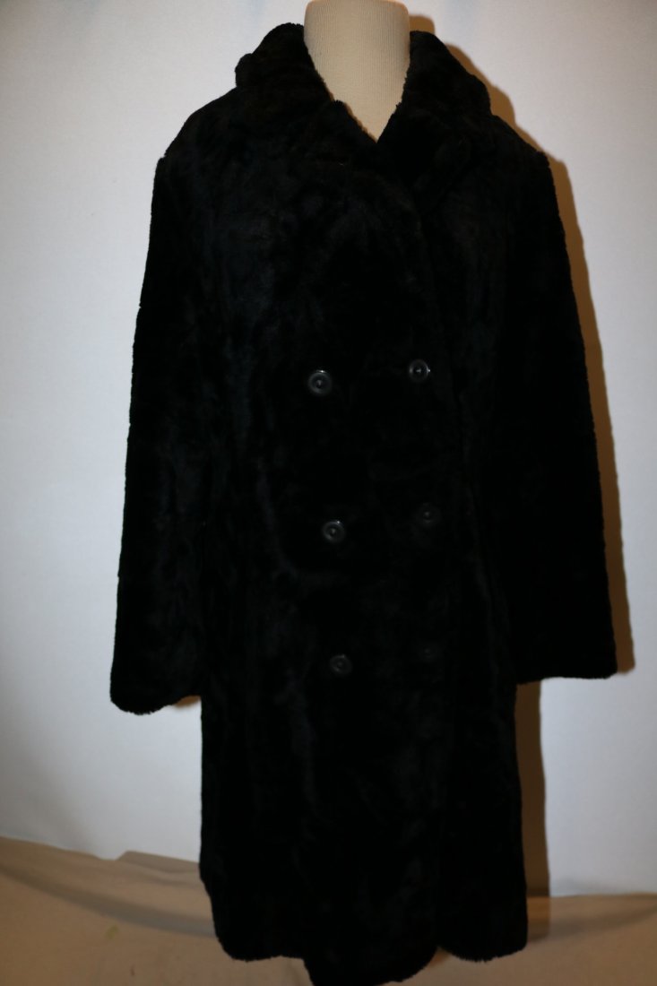 Vintage 1960's Faux Fur Coat by White Bear of Le Paul (1 of 5)