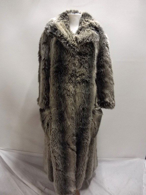 Vintage Faux Fur Coat full Length by Ilie Wacs (1 of 5)