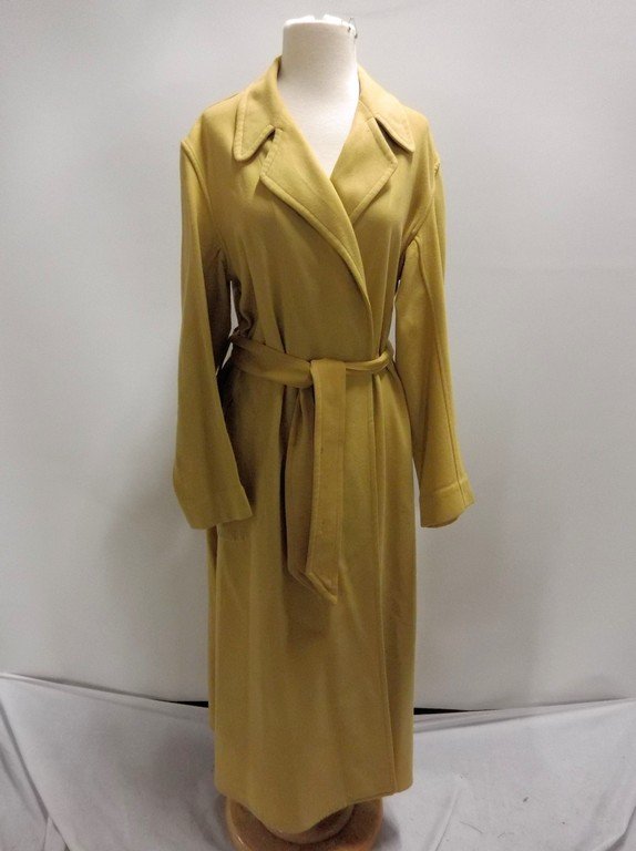 Vintage 1940's Gold Wool Wrap Robe by Royal Robe (1 of 6)