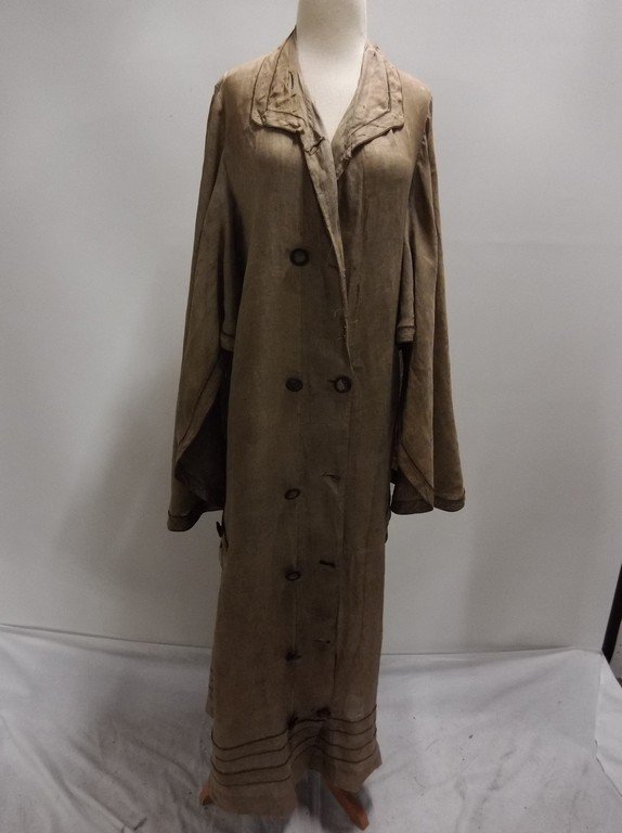 Ladies Full Length Early Linen Car Coat, with large (1 of 9)