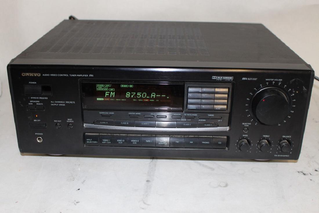 Onkyo Audio Video Control Turner Amplifier RI: ser# 1306027877