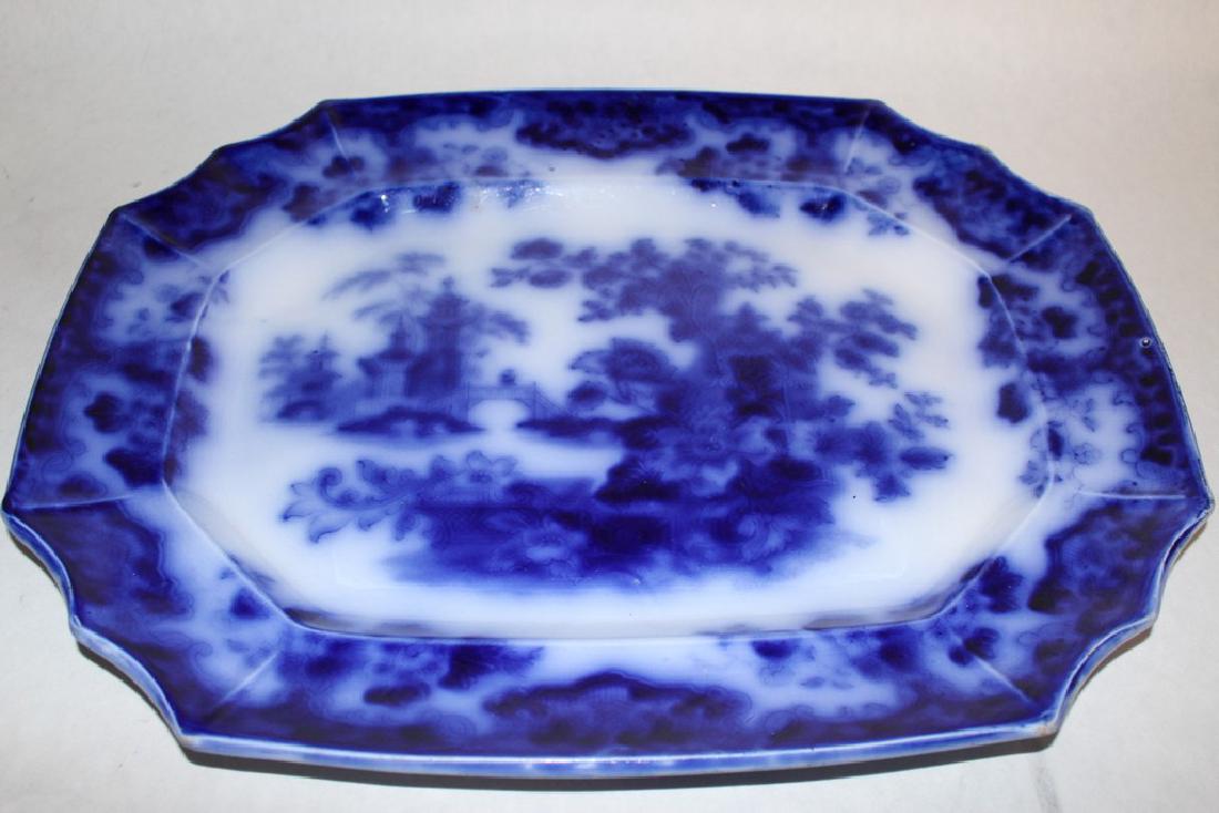 Large Flow Blue Platter, Sobraon (1 of 5)