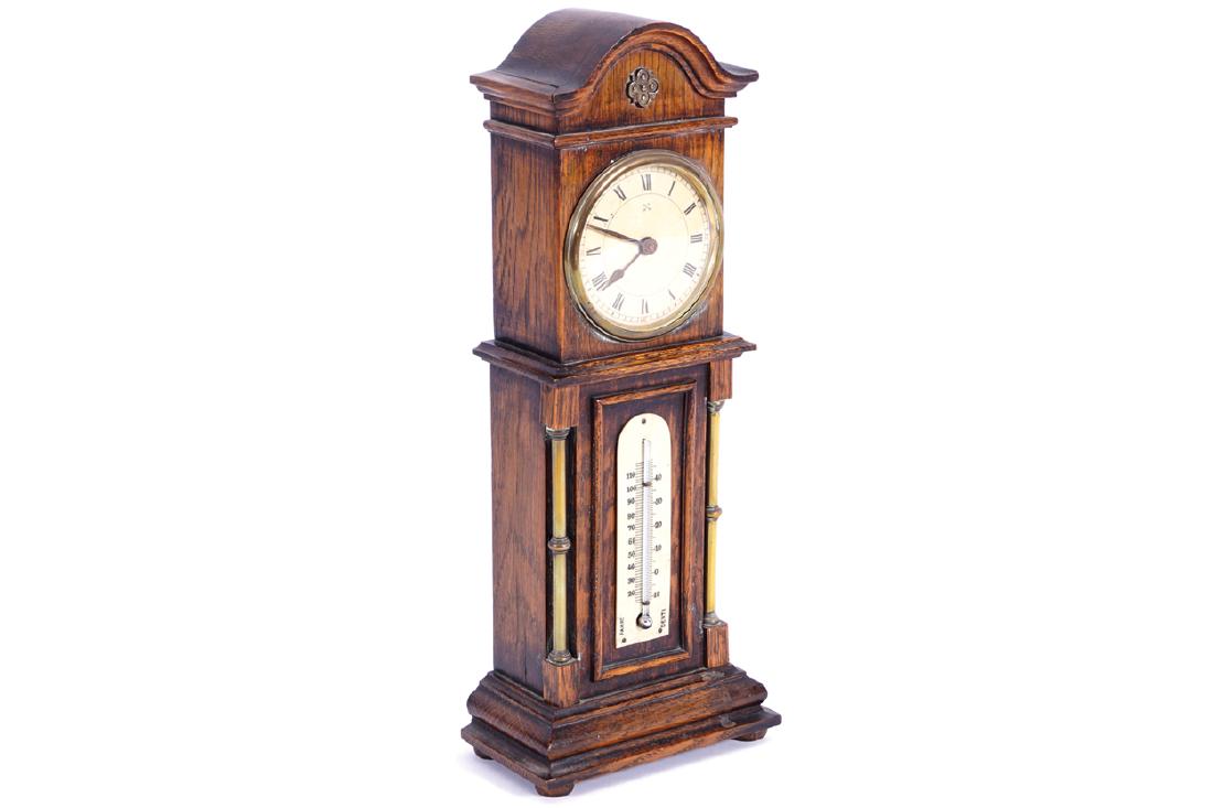 NINETEENTH-CENTURY MINIATURE LONGCASE CLOCK (1 of 1)