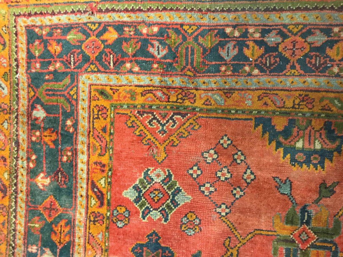 LARGE OUSHAK CARPET, CIRCA 1880 (1 of 2)