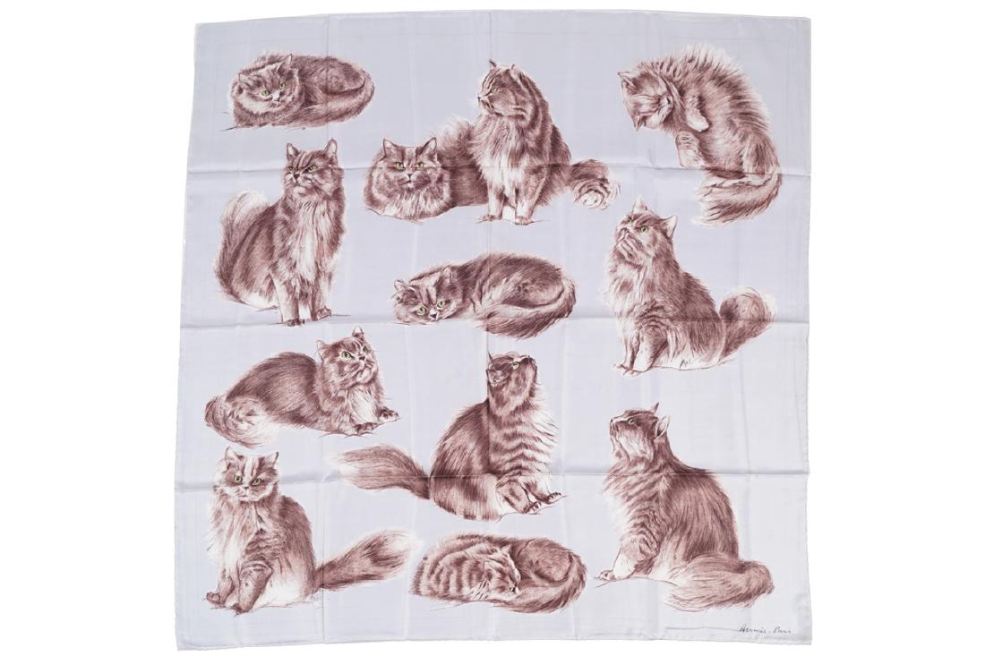 HERMES SILK SCARF (1 of 4)