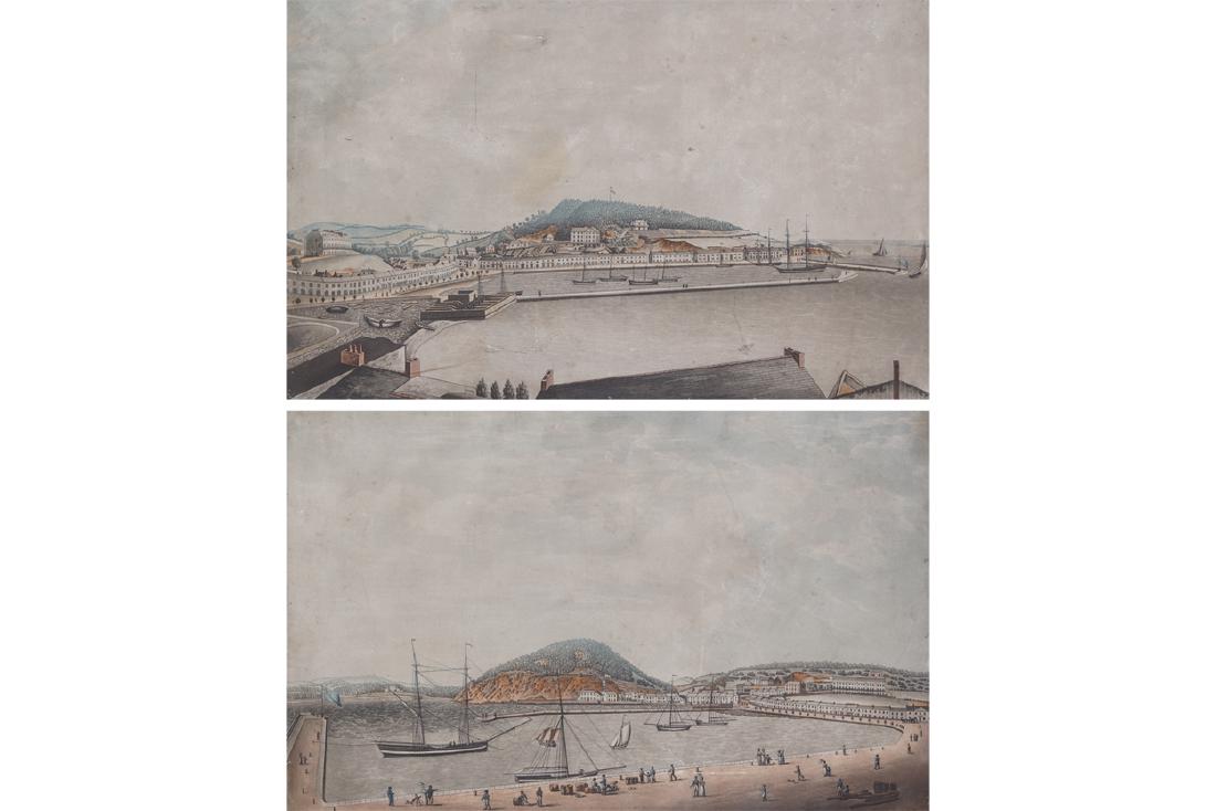PAIR OF J. C. SADLER COLOURED ENGRAVINGS, (1 of 1)