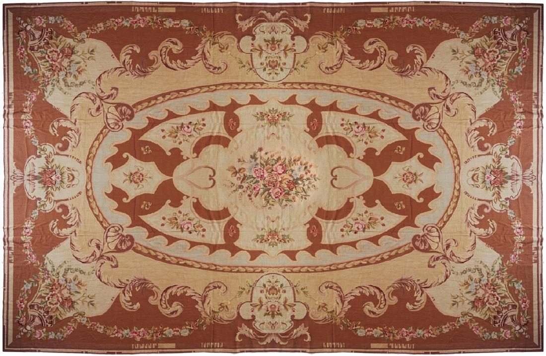 AUBUSSON CARPET, CIRCA 1930 (1 of 7)