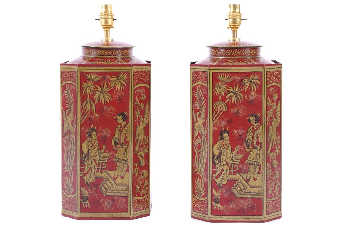 PAIR OF TABLE LAMPS (1 of 1)