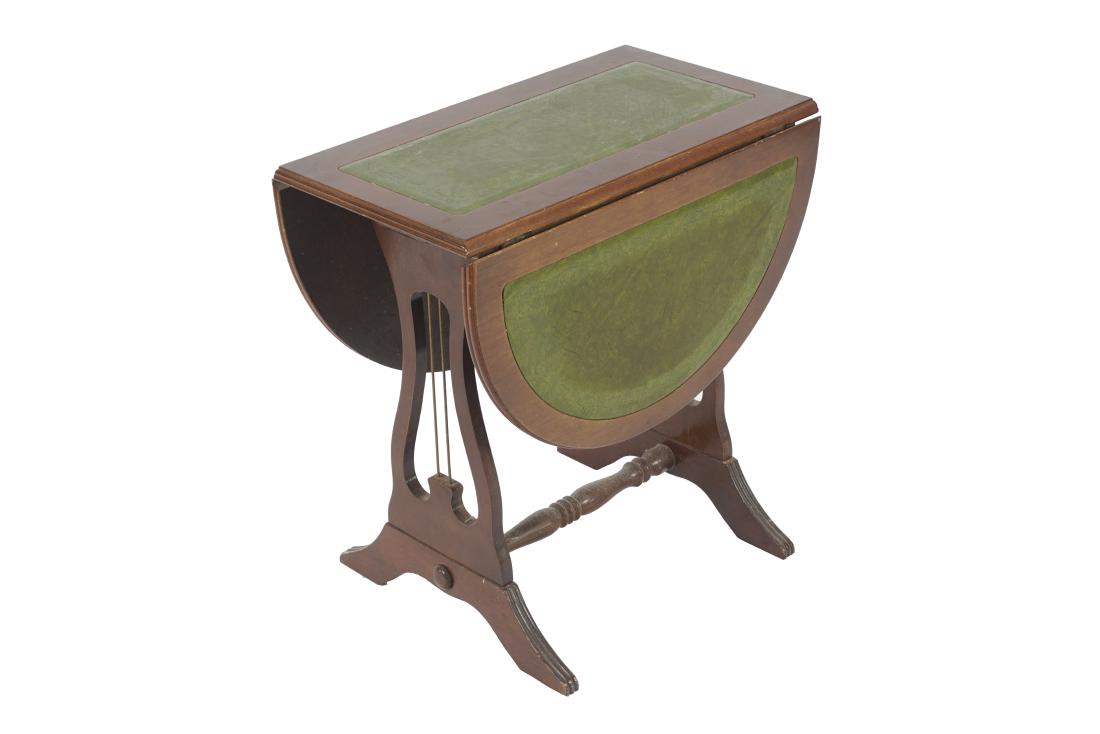 MODERN REGENCY STYLE DROP LEAF COFFEE TABLE (1 of 1)