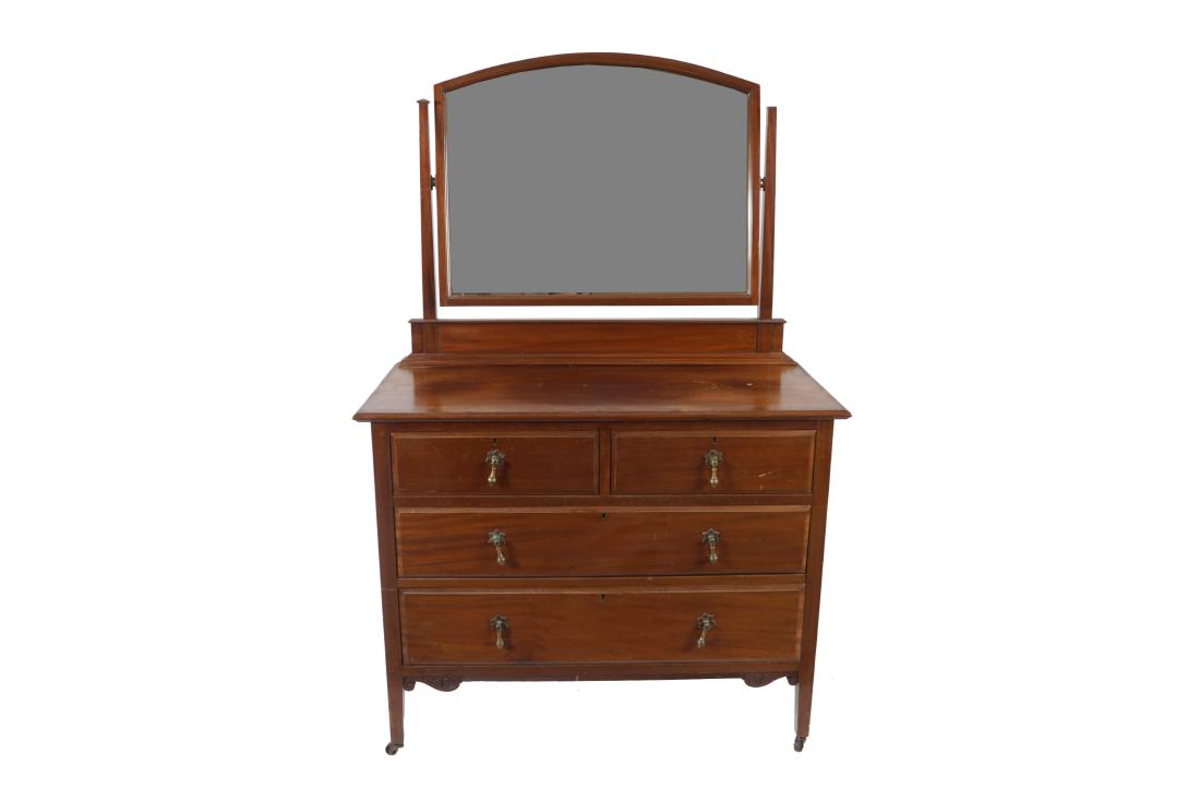 EDWARDIAN MAHOGANY DRESSING CHEST (1 of 1)