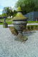 PAIR OF 18TH CENTURY LIMESTONE URNS