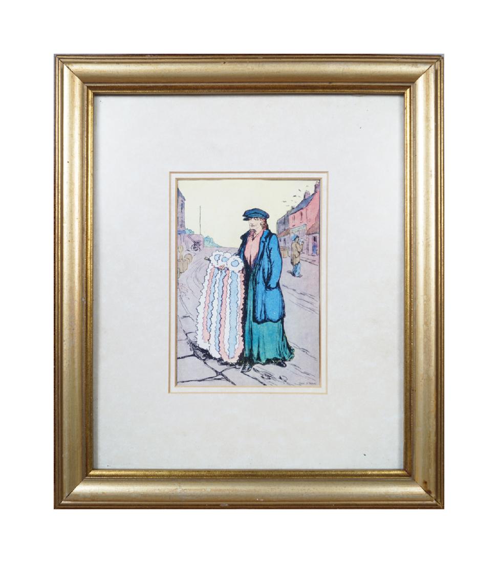 JACK BUTLER YEATS (IRISH, 1871-1957): Print Dimensions: 15 x 10 cm.